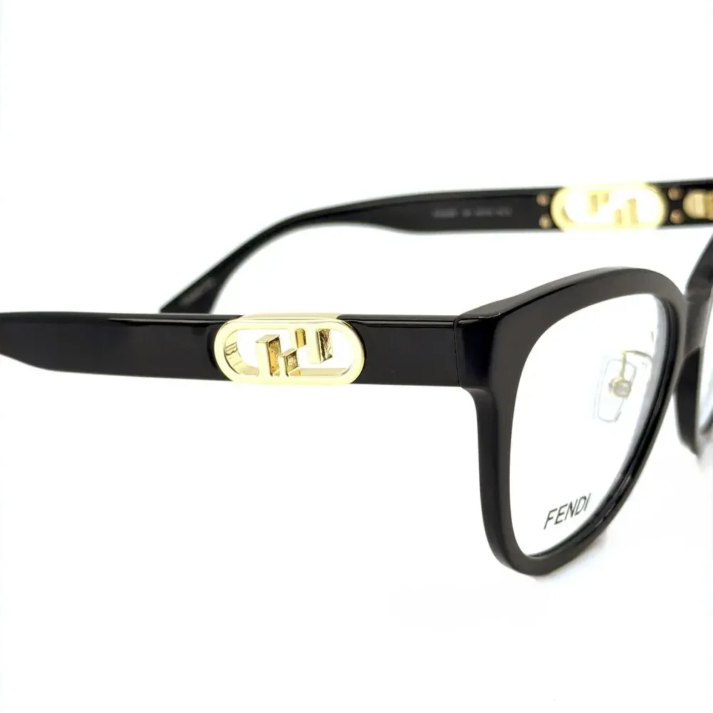 New, FENDI Eyeglasses FE50093F 001 Authentic